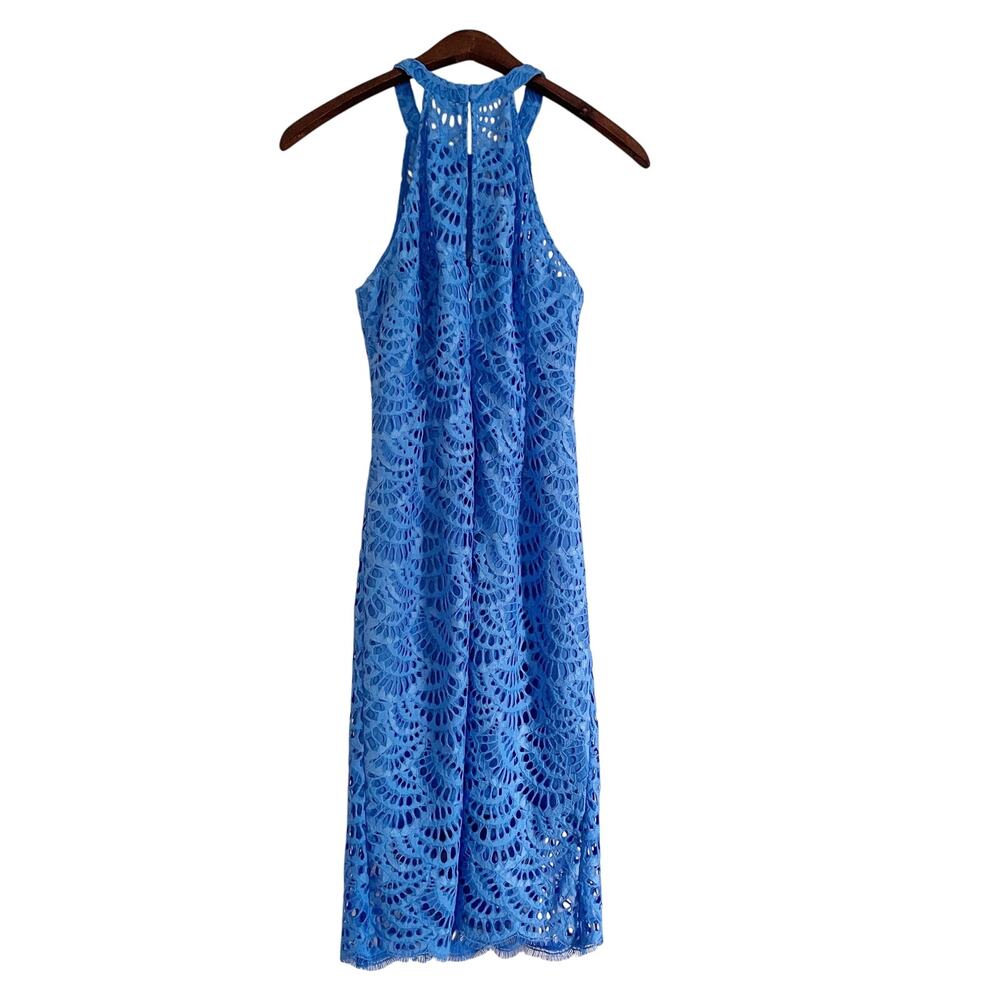 LILLY PULITZER Kenna Lace Dress Bennet Blue 0 - Picture 7 of 11